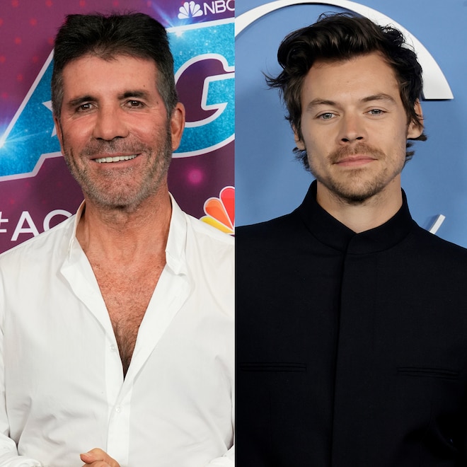 Simon Cowell and Harry Styles